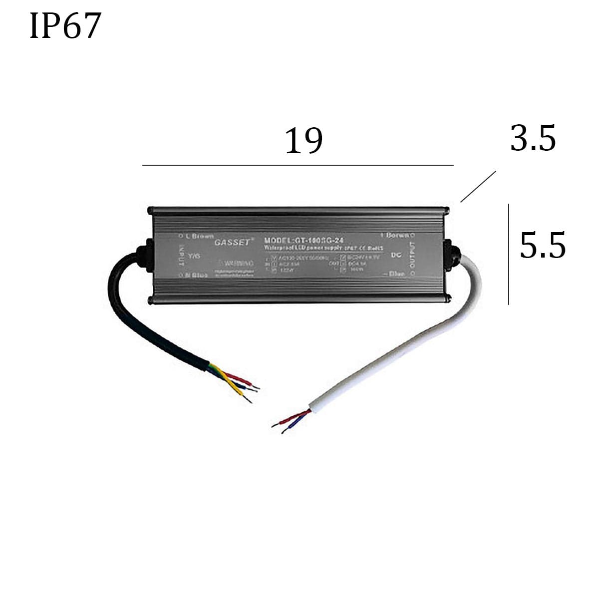 Driver Gea Led GSTT45 100W 24 DC IP67 trasformatore alimentatore esterno in Trasformatori a bassa intensità Lampadari Bartalini - Colle di Val d’Elsa, commercioVirtuoso.it