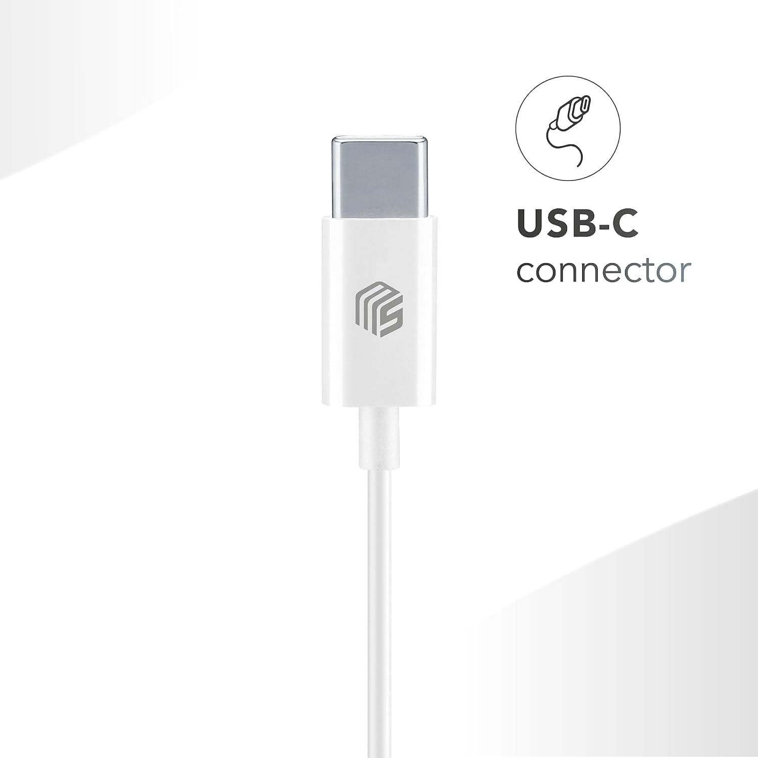 auricolare vivaoce stereo usb- c con controllo volume bianco in Cuffie In-Ear Tropposmart.it - Genova, commercioVirtuoso.it
