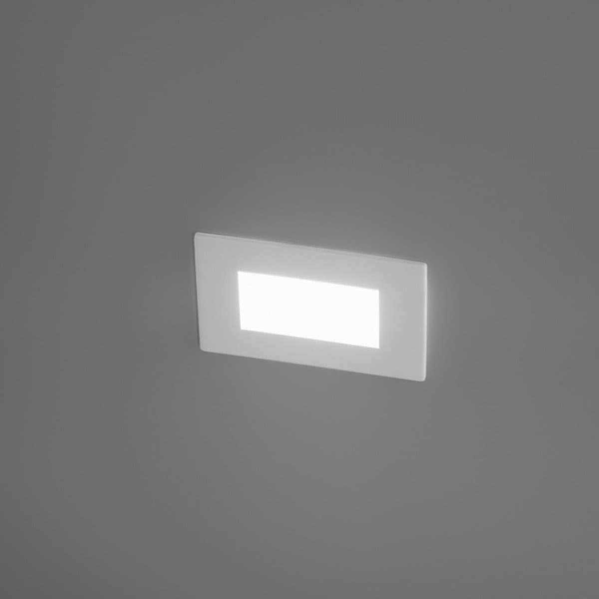 Segnapasso incasso Gea Led GES2130 LED IP54 policarbonato 503 in Lampade da parete Lampadari Bartalini - Colle di Val d’Elsa, commercioVirtuoso.it