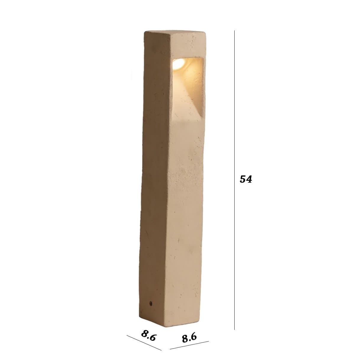 Lampioncino Toscot SMITH P129.1C-L-095 IP65 1.7W LED 130LM 3000°K lampada terra rustica esterno monoemissione in Luci per sentieri Lampadari Bartalini - Colle di Val d’Elsa, commercioVirtuoso.it