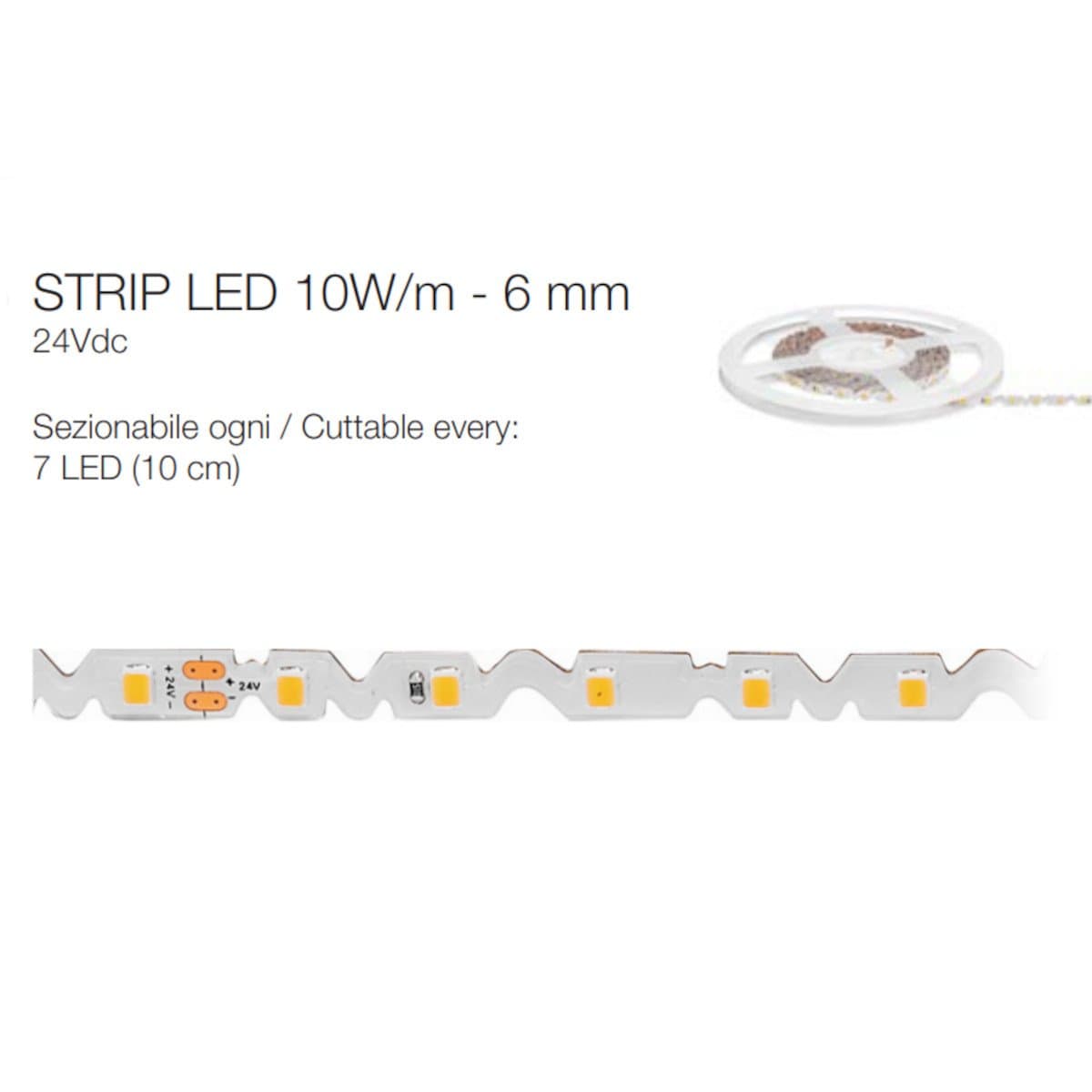 Strip Led Gea Led GST166C DIMMERABILE IP65 rolla 5 metri in Nastri LED Lampadari Bartalini - Colle di Val d’Elsa, commercioVirtuoso.it
