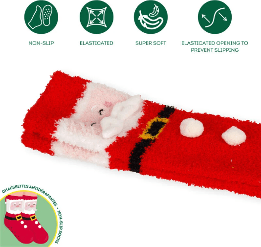 Legami - Calzini Natalizi Antiscivolo per Bambini a tema Babbo Natale in Calze Cartospedia - Napoli, commercioVirtuoso.it