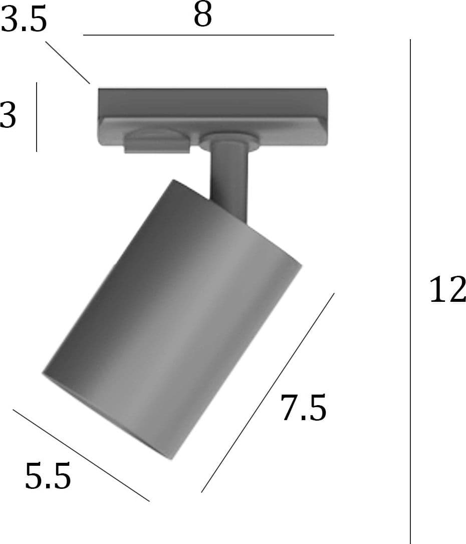 Binario Top Light MONO MIXKIT 200 N BI GU10 LED MODULO INTEGRATO 4000K lampada soffitto faretti orientabili moderno in Faretti da soffitto Lampadari Bartalini - Colle di Val d’Elsa, commercioVirtuoso.it