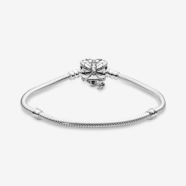 Pandora Bracciale Moments con maglia snake e chiusura a farfalla in Bracciali Alba Gioielli - Casoria, commercioVirtuoso.it