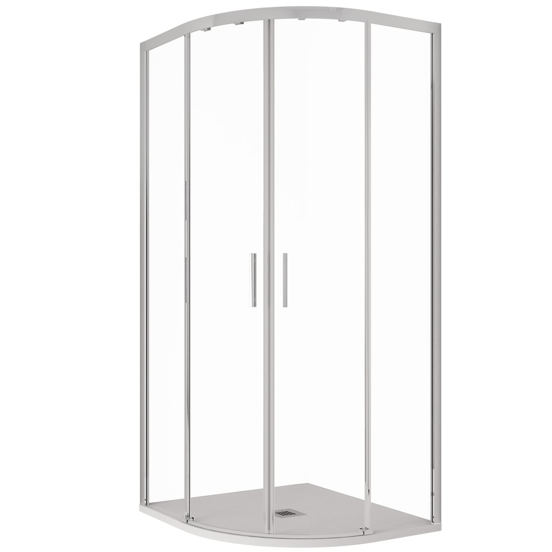 Box doccia semicircolare 80x80 90x90 trasparente 6mm H195 ICON in Box doccia Mondialshop - Parabiago, commercioVirtuoso.it