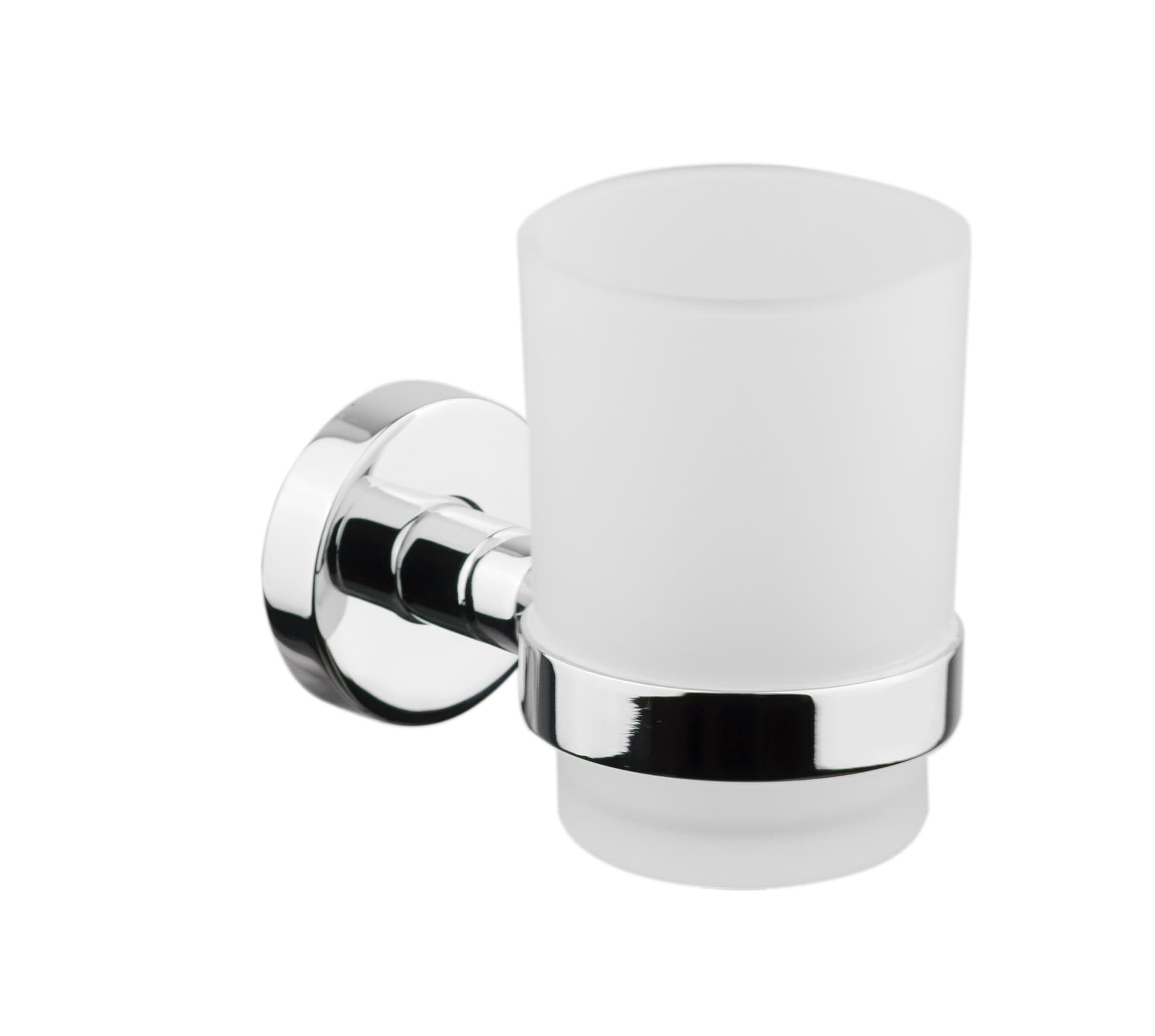 Set accessori da bagno cromati in vetro satinato Venezia in Porta carta igienica Mondialshop - Parabiago, commercioVirtuoso.it