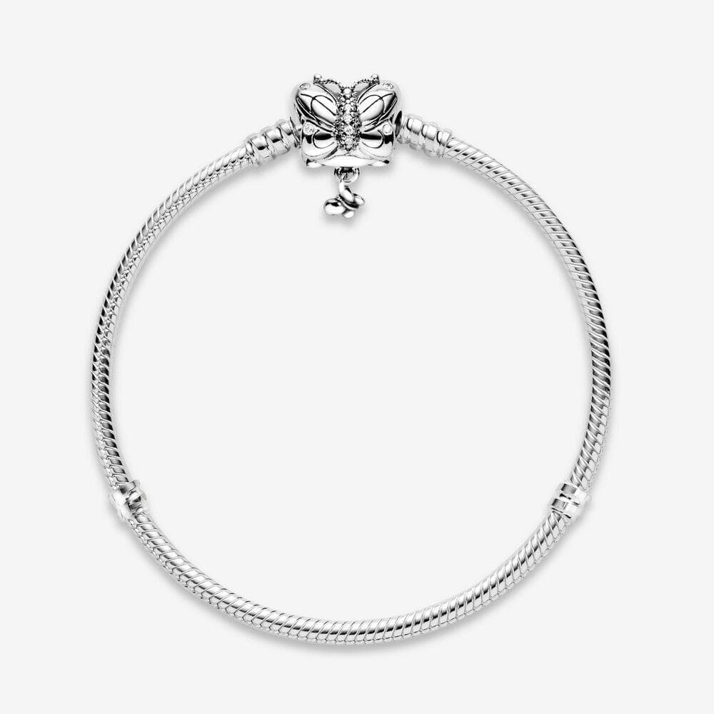 Pandora Bracciale Moments con maglia snake e chiusura a farfalla in Bracciali Alba Gioielli - Casoria, commercioVirtuoso.it