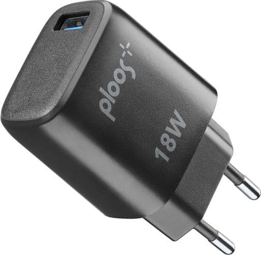 caricabatterie 18watt  usb-A nero - 2