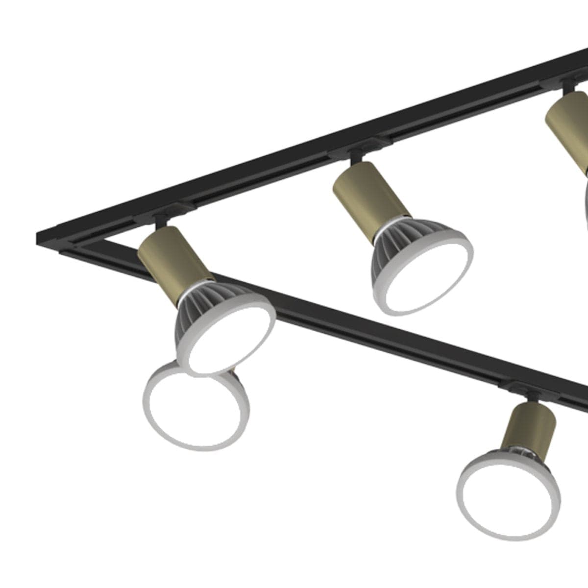 Binario Top Light MONO AMOSKIT 300L E27 LED lampada soffitto faretti spot orientabili moderno classico in Faretti da soffitto Lampadari Bartalini - Colle di Val d’Elsa, commercioVirtuoso.it