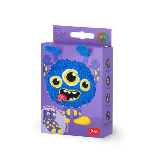 Legami - Calzini Antiscivolo per Bambini a tema Monster in Calze Cartospedia - Napoli, commercioVirtuoso.it