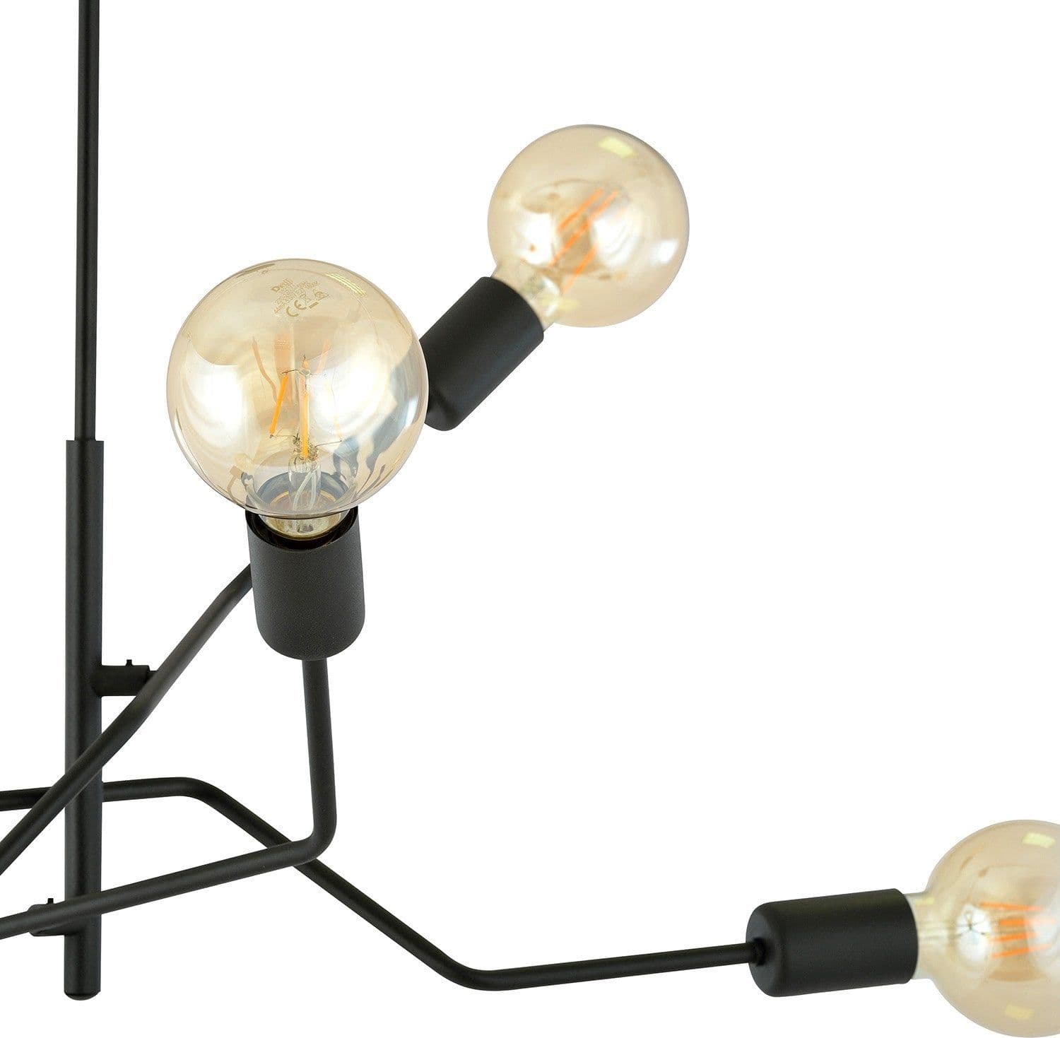 Sospensione Industrial 6 Luci Frix In Acciaio Nero E Bracci Regolabili in Lampade a sospensione LuceArt - Montecorvino Pugliano, commercioVirtuoso.it