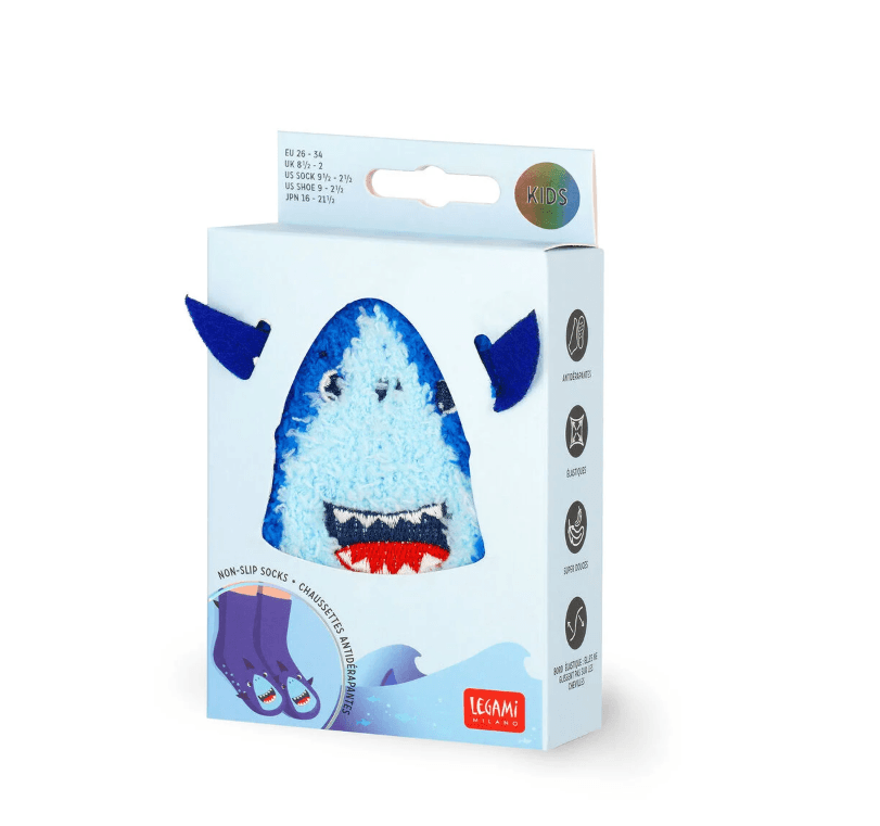 Legami - Calzini Antiscivolo per Bambini a tema Squalo in Calze Cartospedia - Napoli, commercioVirtuoso.it
