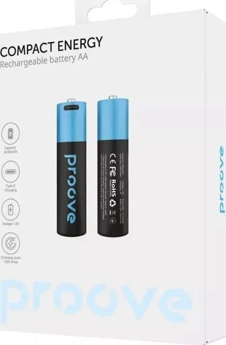 2 batterie ricaricabili con usb-c stilo AA 2400 mah  ricaricabili con usb-c in Pile ricaricabili Tropposmart.it - Genova, commercioVirtuoso.it