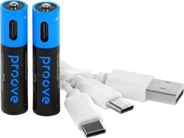 2 batterie ricaricabili con usb-c stilo AA 2400 mah  ricaricabili con usb-c in Pile ricaricabili Tropposmart.it - Genova, commercioVirtuoso.it