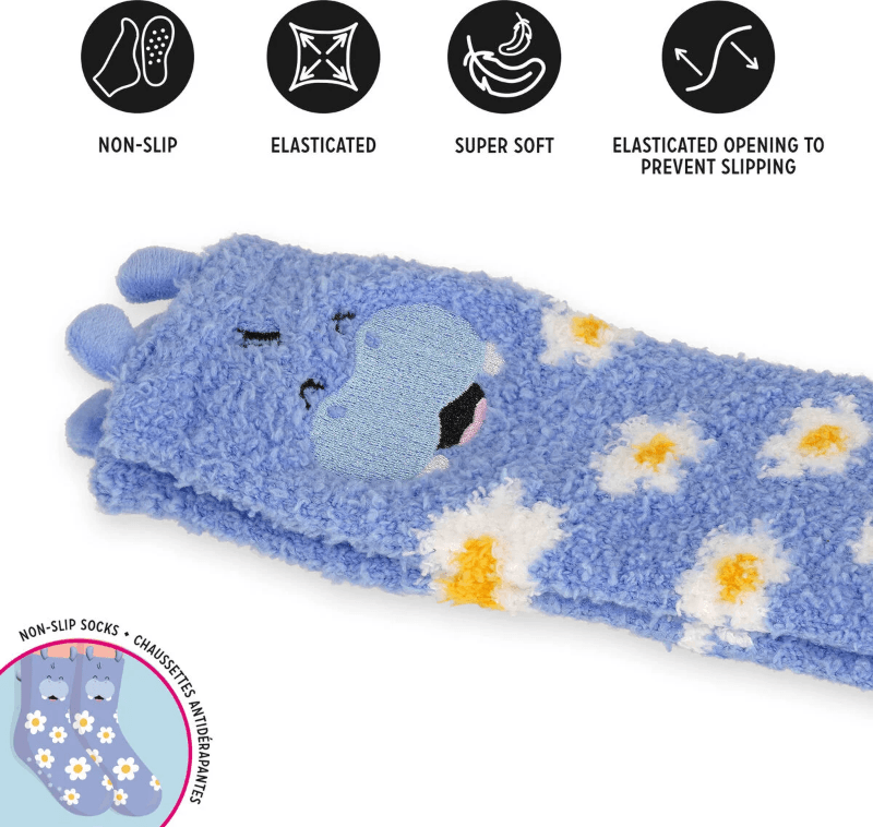 Legami - Calzini antiscivolo per bambini a tema Ippopotamo in Calzini Cartospedia - Napoli, commercioVirtuoso.it