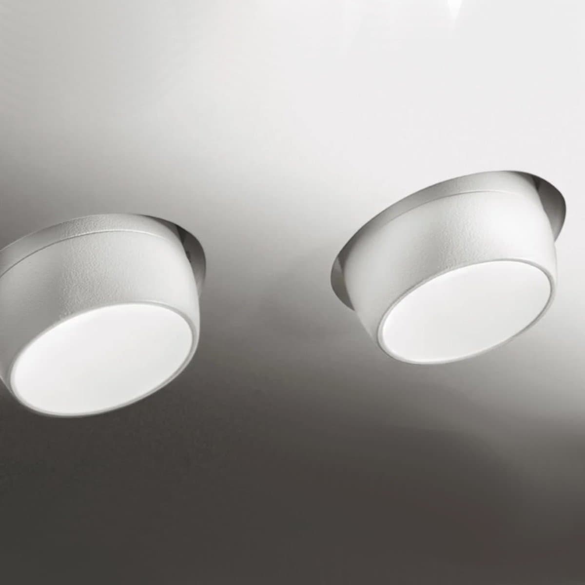 Faretto incasso Sforzin Illuminazione LELANTO T413 GU10 LED orientabile gesso alluminio in Faretti da soffitto Lampadari Bartalini - Colle di Val d’Elsa, commercioVirtuoso.it
