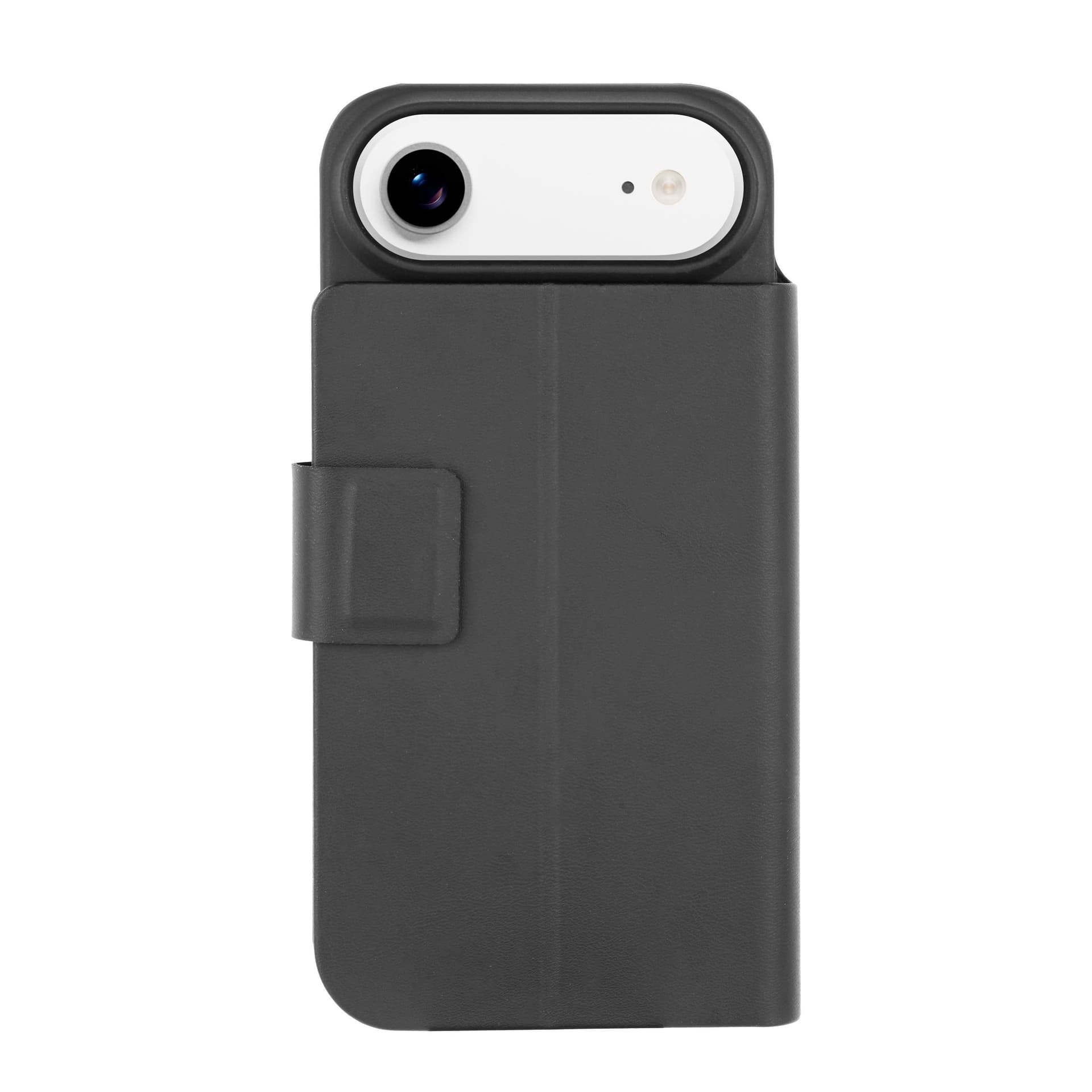 custodia a libro iphone 17 AIR  nera con porta carte di credito in Custodie da cintura Tropposmart.it - Genova, commercioVirtuoso.it
