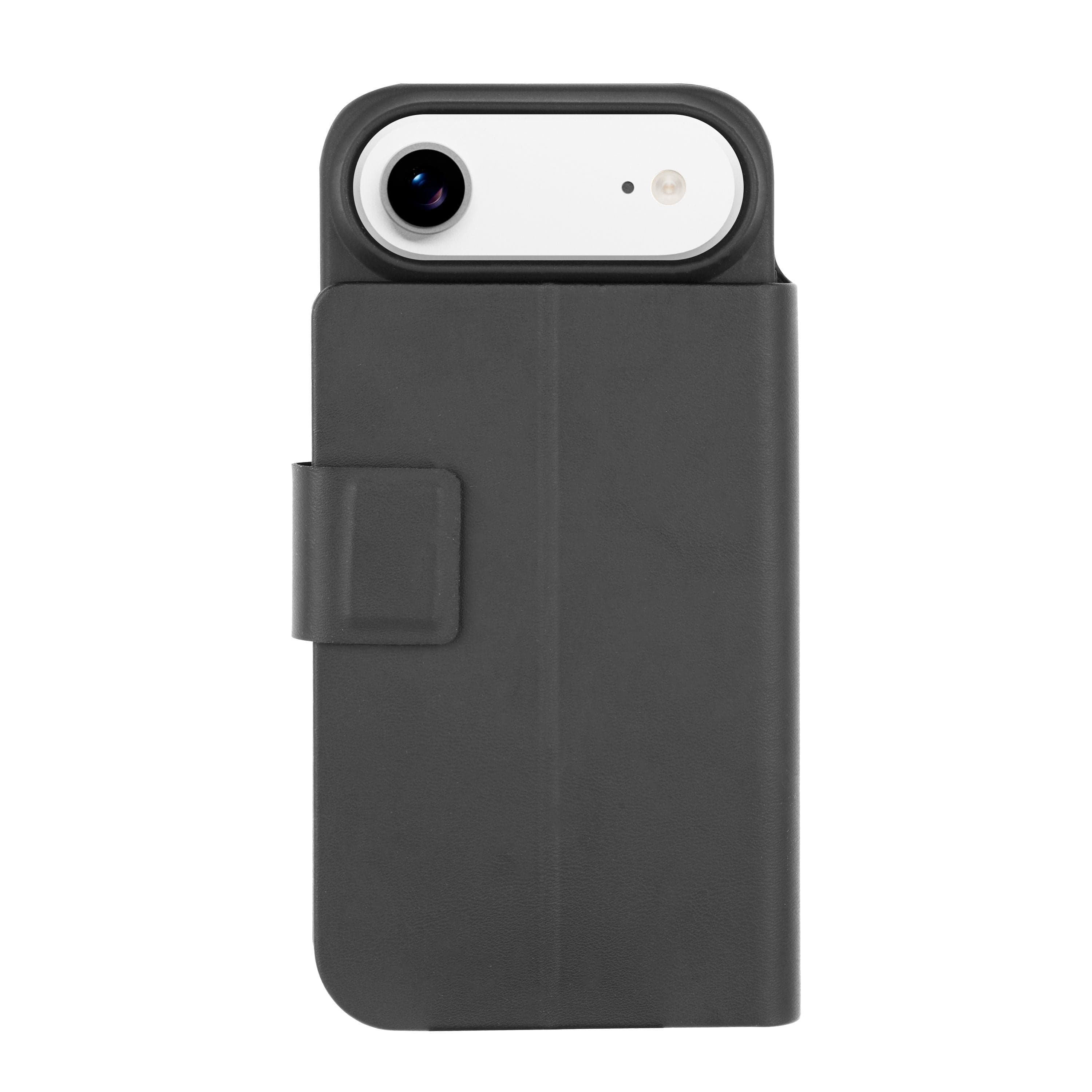 custodia a libro iphone 17 AIR  nera con porta carte di credito in Custodie da cintura Tropposmart.it - Genova, commercioVirtuoso.it
