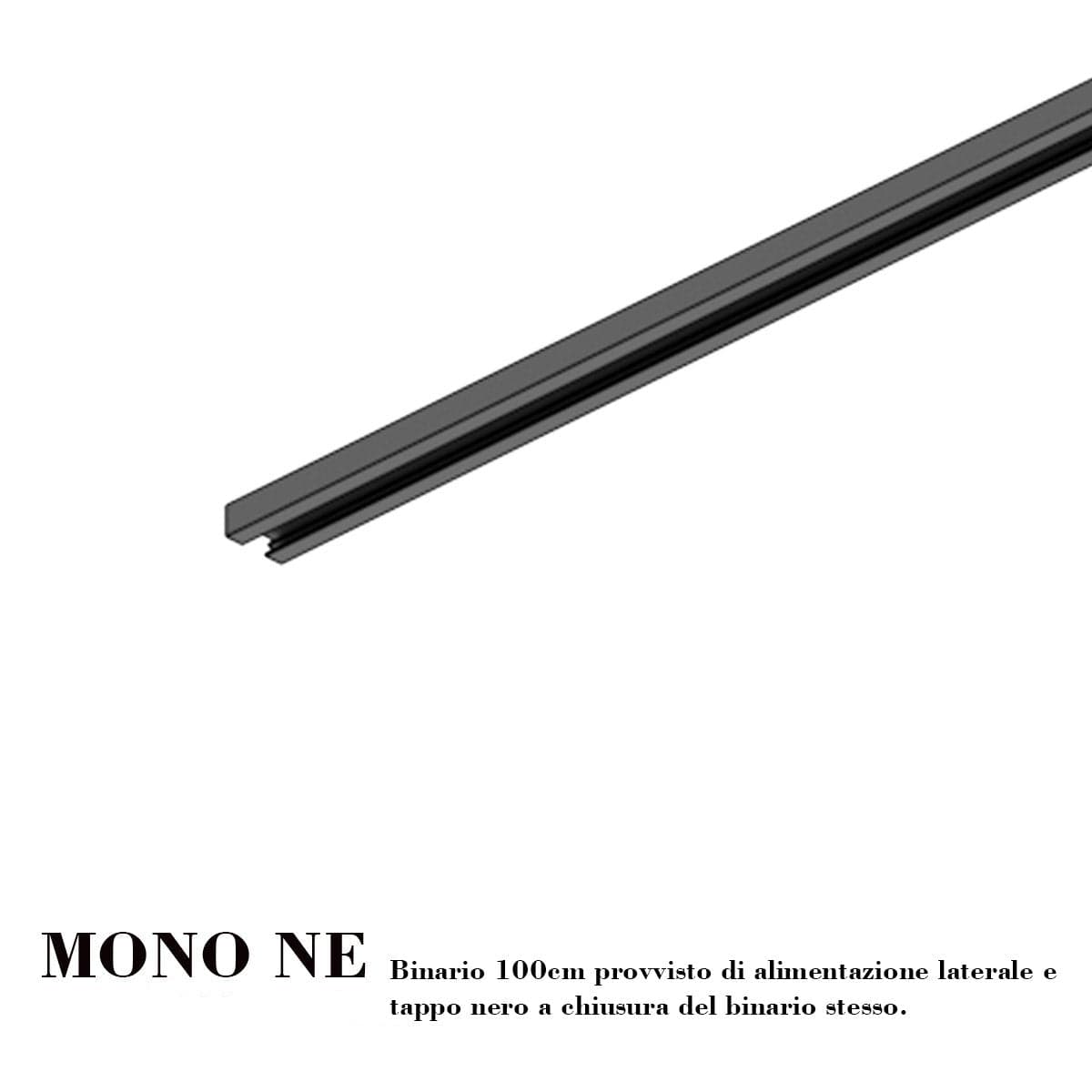 Binario Top Light MONO YARIKIT 300L NE GU10 LED lampada soffitto faretti spot orientabili moderno in Faretti da soffitto Lampadari Bartalini - Colle di Val d’Elsa, commercioVirtuoso.it