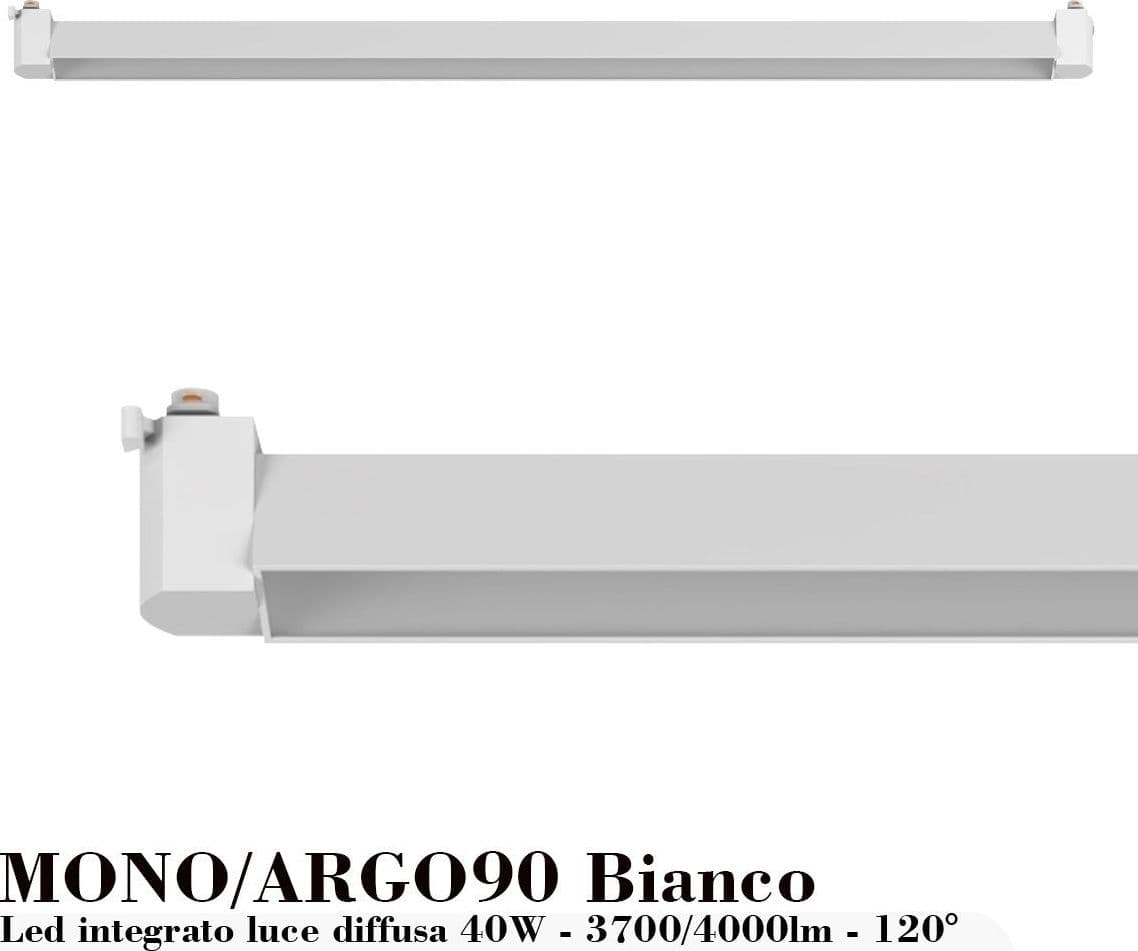 Binario Top Light MONO MIXKIT 300L N BI GU10 LED INTEGRATO 4000K lampada soffitto faretti orientabili moderno in Faretti da soffitto Lampadari Bartalini - Colle di Val d’Elsa, commercioVirtuoso.it