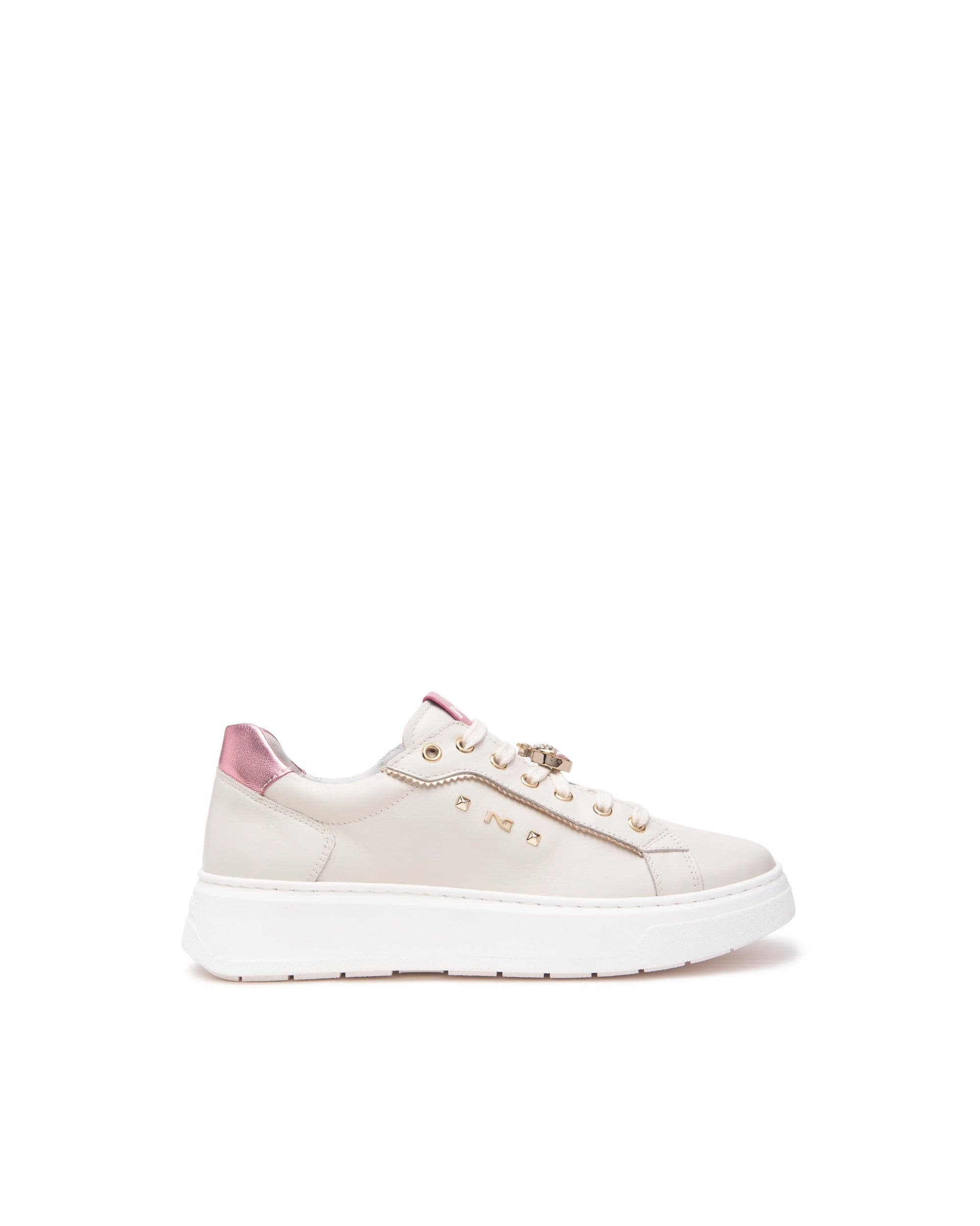 Nero Giardini sneakers donna in pelle col. osso E513060D713 in Sneaker casual Teresi Calzature - Marsala, commercioVirtuoso.it