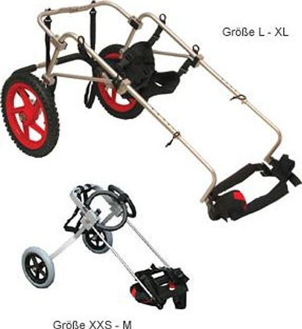 CARRELLO SEDIA A ROTELLE PER CANI DISABILI