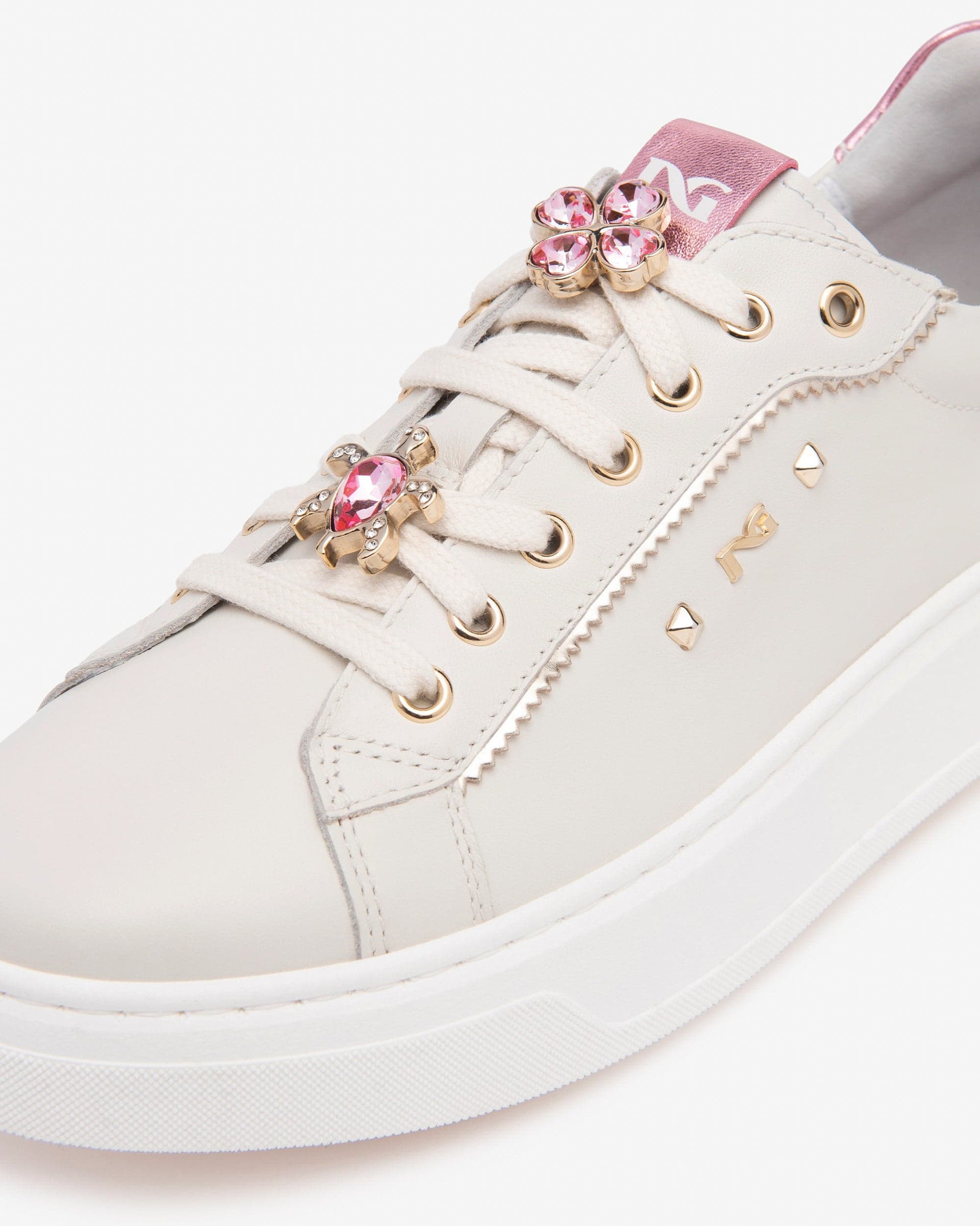Nero Giardini sneakers donna in pelle col. osso E513060D713 in Sneaker casual Teresi Calzature - Marsala, commercioVirtuoso.it