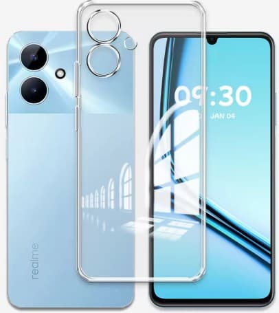 cover ralme NOTE 70T trasparente