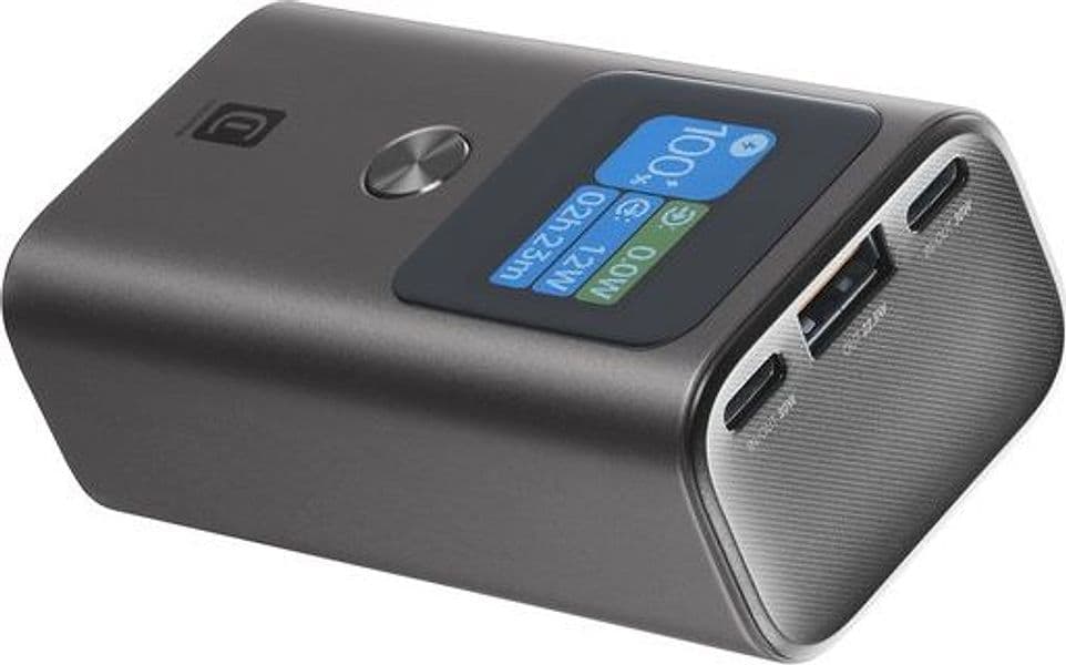 powerbank 1000mah superfast 2 usbc 30w con display lcd - 2