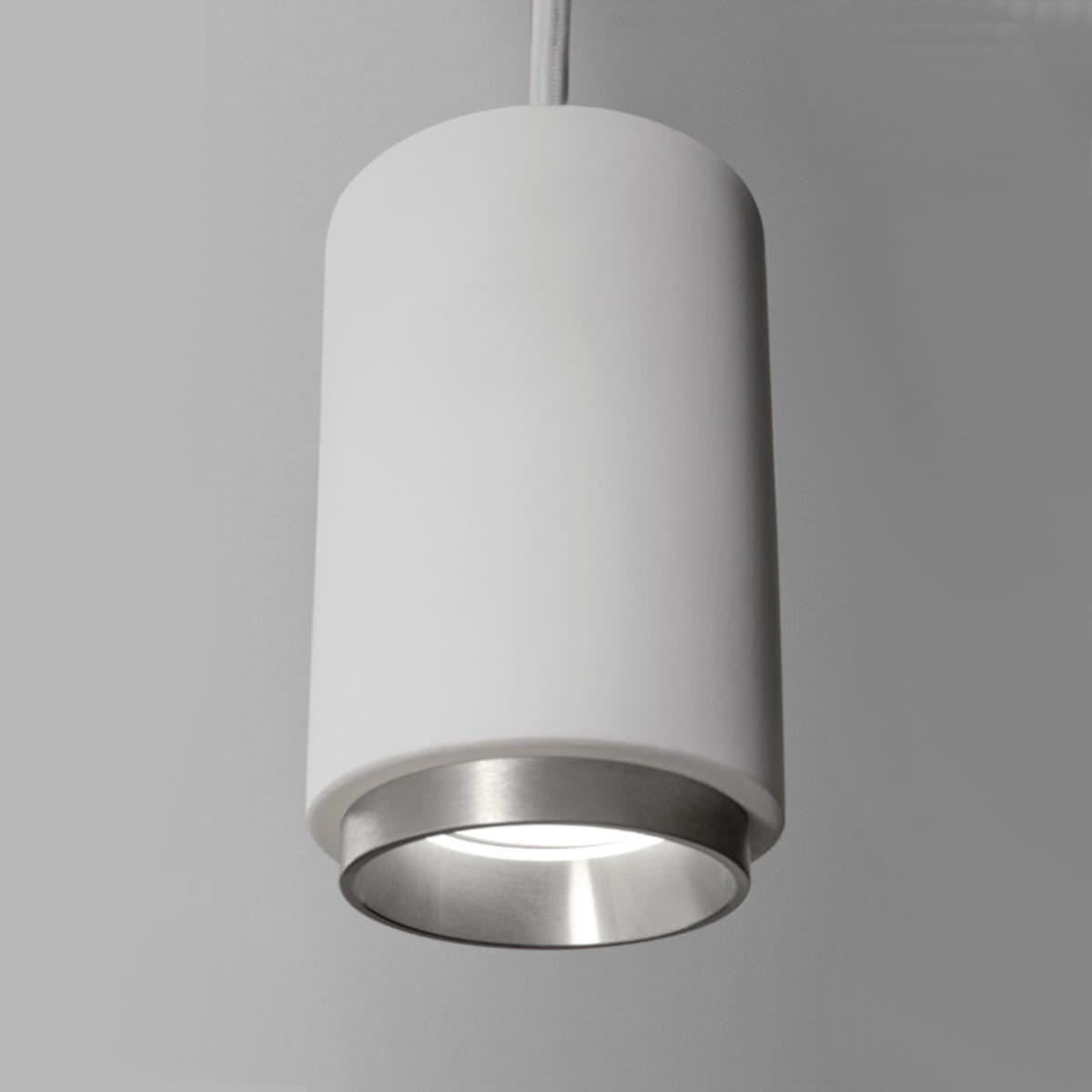 Lampadario moderno Sforzin illuminazione PROPILEI T487 GU10 LED gesso sospensione in Lampade a sospensione Lampadari Bartalini - Colle di Val d’Elsa, commercioVirtuoso.it