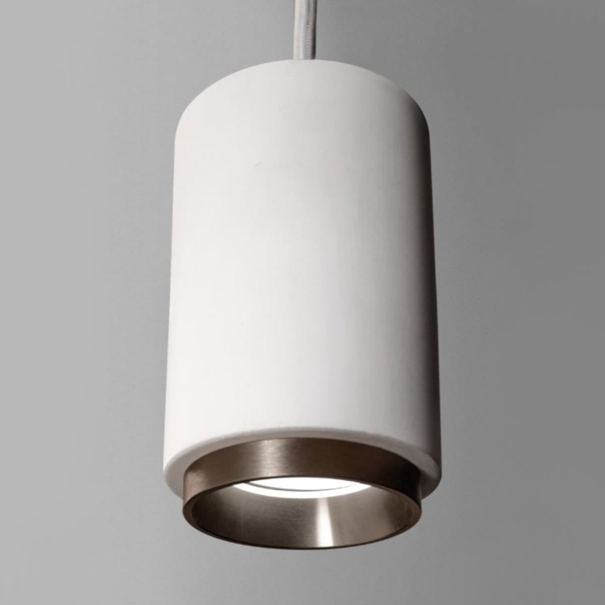 Lampadario moderno Sforzin illuminazione PROPILEI T487 GU10 LED gesso sospensione in Lampade a sospensione Lampadari Bartalini - Colle di Val d’Elsa, commercioVirtuoso.it