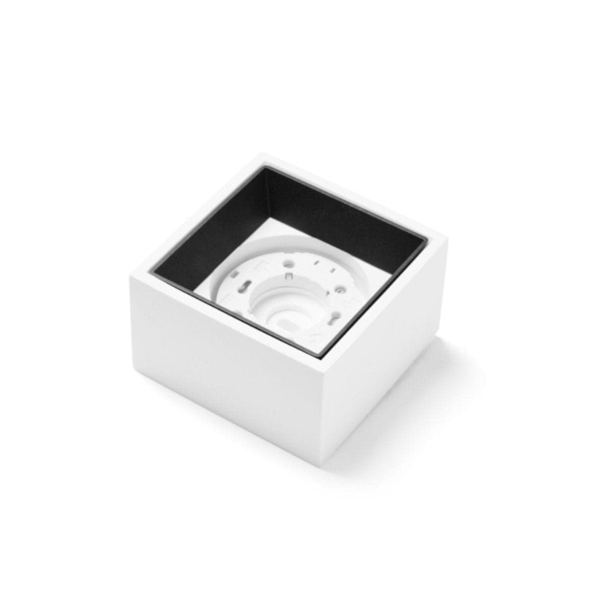 Plafoniera gesso Sforzin illuminazione NASSO quadrata T426 GX53 LED alluminio soffitto in Plafoniere Lampadari Bartalini - Colle di Val d’Elsa, commercioVirtuoso.it