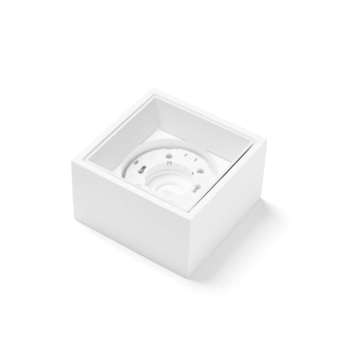 Plafoniera gesso Sforzin illuminazione NASSO quadrata T427 GX53 LED alluminio soffitto in Plafoniere Lampadari Bartalini - Colle di Val d’Elsa, commercioVirtuoso.it