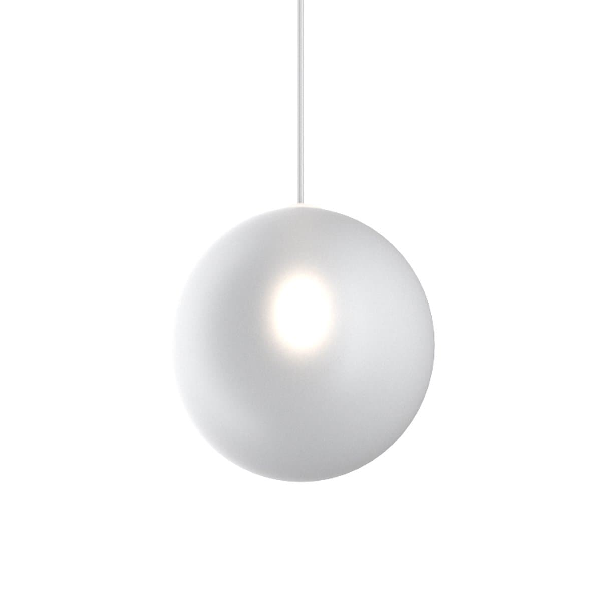 Binario Top Light MONO 1184 ECLIPSE YARI BIANCO G9 LED lampada soffitto moderna spot orientabile sfera vetro satinato in Faretti da soffitto Lampadari Bartalini - Colle di Val d’Elsa, commercioVirtuoso.it