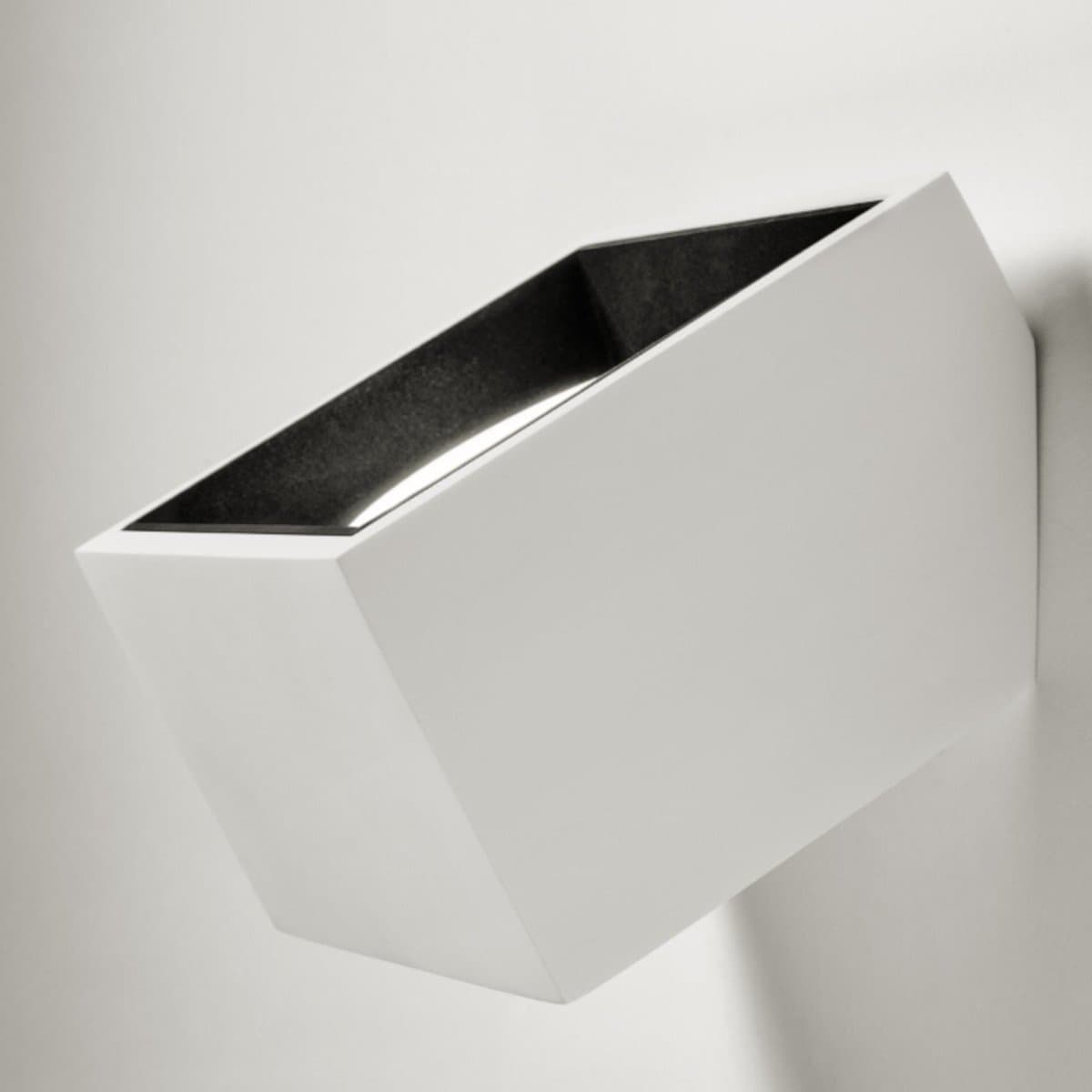 Applique gesso Sforzin illuminazione NASSO quadrata T434 GX53 LED monoemissione alluminio parete in Faretti da muro Lampadari Bartalini - Colle di Val d’Elsa, commercioVirtuoso.it