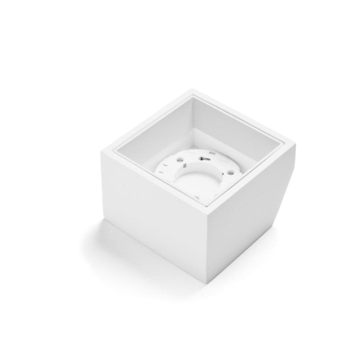 Applique gesso Sforzin illuminazione NASSO quadrata T434 GX53 LED monoemissione alluminio parete in Faretti da muro Lampadari Bartalini - Colle di Val d’Elsa, commercioVirtuoso.it