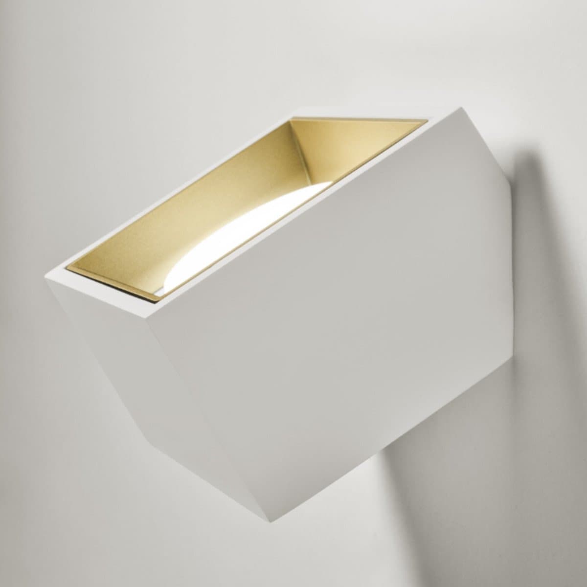 Applique gesso Sforzin illuminazione NASSO quadrata T436 GX53 LED monoemissione alluminio parete in Faretti da muro Lampadari Bartalini - Colle di Val d’Elsa, commercioVirtuoso.it