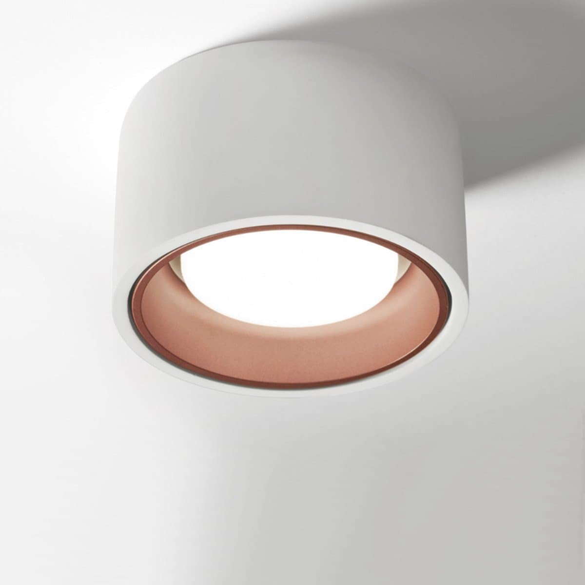 Plafoniera gesso Sforzin illuminazione NASSO tonda T425 GX53 LED alluminio soffitto in Plafoniere Lampadari Bartalini - Colle di Val d’Elsa, commercioVirtuoso.it