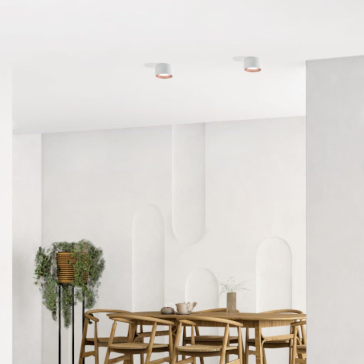 Plafoniera gesso Sforzin illuminazione NASSO tonda T425 GX53 LED alluminio soffitto in Plafoniere Lampadari Bartalini - Colle di Val d’Elsa, commercioVirtuoso.it