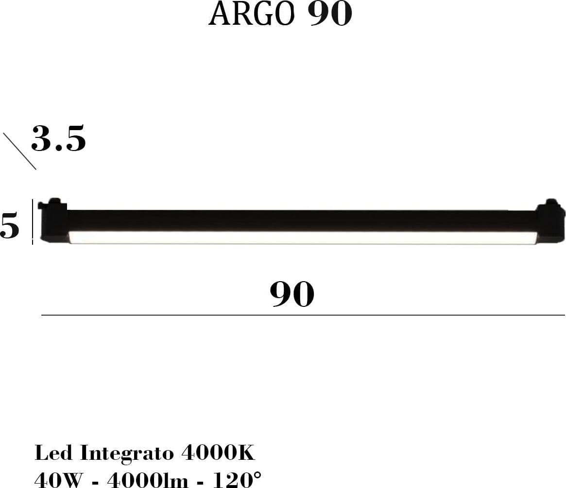 Binario Top Light MONO 200N 1184 ECLIPSE BF-RA BIANCO G9 LED lampada soffitto moderna sfera vetro bianco rame multiluce in Faretti da soffitto Lampadari Bartalini - Colle di Val d’Elsa, commercioVirtuoso.it