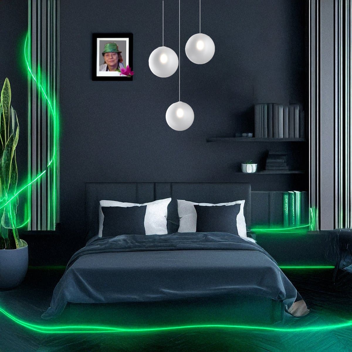 Binario Top Light MONO 1184 ECLIPSE NERO G9 LED lampada soffitto moderna sfera vetro bianco in Faretti da soffitto Lampadari Bartalini - Colle di Val d’Elsa, commercioVirtuoso.it