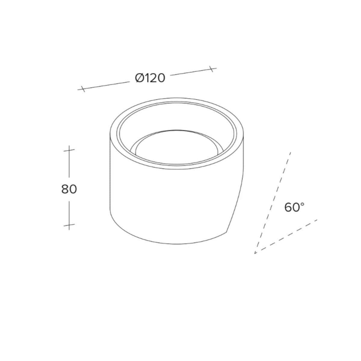 Applique gesso Sforzin illuminazione NASSO tonda T432 GX53 LED alluminio parete in Applique Lampadari Bartalini - Colle di Val d’Elsa, commercioVirtuoso.it