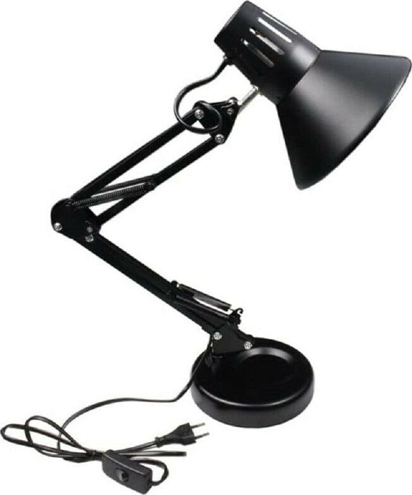 LAMPADA DA SCRIVANIA CON BRACCIO SNODABILE ATTACCO E27 LUCE TAVOLO PER UFFICIO in Lampade da lavoro Trade Shop italia - Napoli, commercioVirtuoso.it