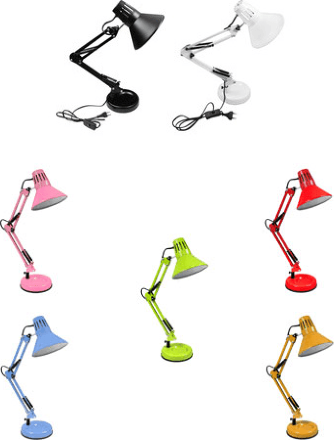 LAMPADA DA SCRIVANIA CON BRACCIO SNODABILE ATTACCO E27 LUCE TAVOLO PER UFFICIO in Lampade da lavoro Trade Shop italia - Napoli, commercioVirtuoso.it
