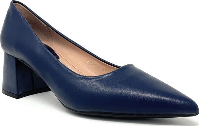 Francesco Milano decolleté in pelle blu navy F11 01A in Scarpe col tacco Teresi Calzature - Marsala, commercioVirtuoso.it
