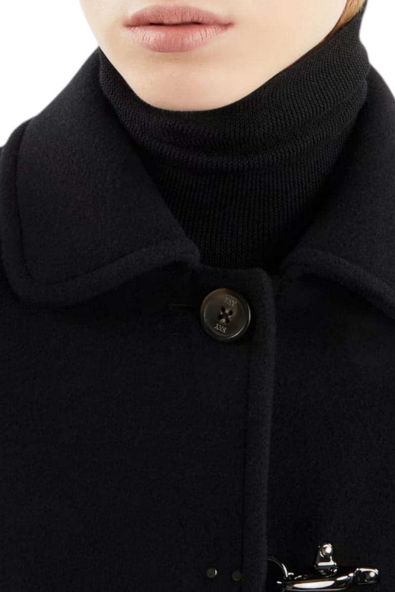 Fay Giacconi Nero da donna in Cappotti Drestige - Casamassima, commercioVirtuoso.it