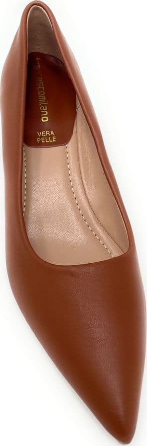Francesco Miano decolleté in pelle marrone F11 01A in Stivali Teresi Calzature - Marsala, commercioVirtuoso.it