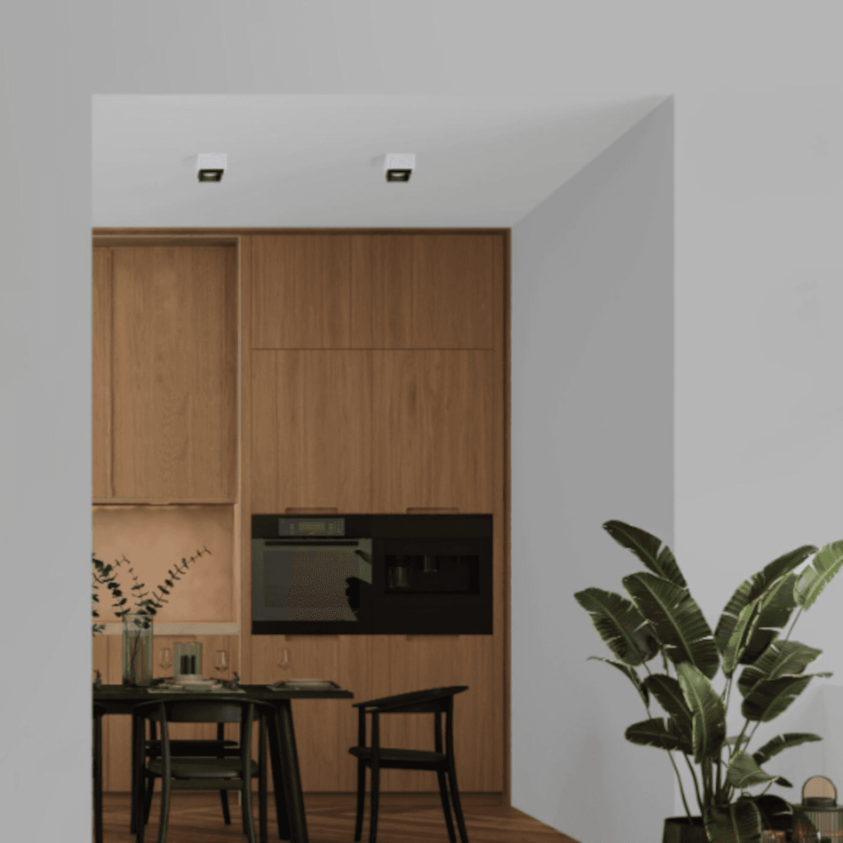 Plafoniera gesso Sforzin illuminazione SYME quadrata T442 T443 T444 T445 GX53 LED alluminio soffitto in Plafoniere Lampadari Bartalini - Colle di Val d’Elsa, commercioVirtuoso.it