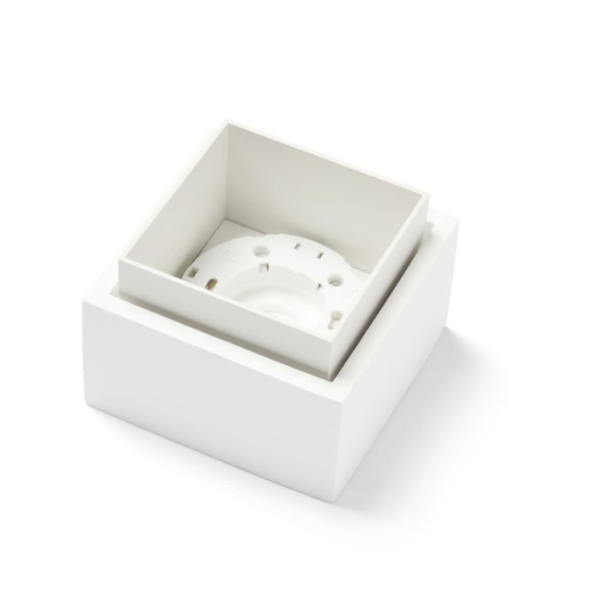 Plafoniera gesso Sforzin illuminazione SYME quadrata T442 T443 T444 T445 GX53 LED alluminio soffitto in Plafoniere Lampadari Bartalini - Colle di Val d’Elsa, commercioVirtuoso.it