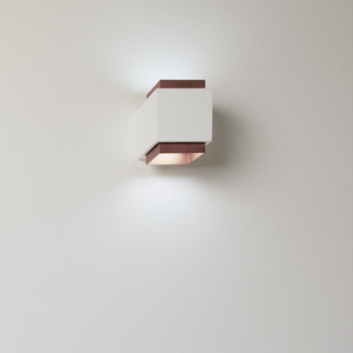 Applique gesso Sforzin illuminazione SYME quadrata T450 T451 T452 T453 GX53 LED biemissione parete in Applique Lampadari Bartalini - Colle di Val d’Elsa, commercioVirtuoso.it